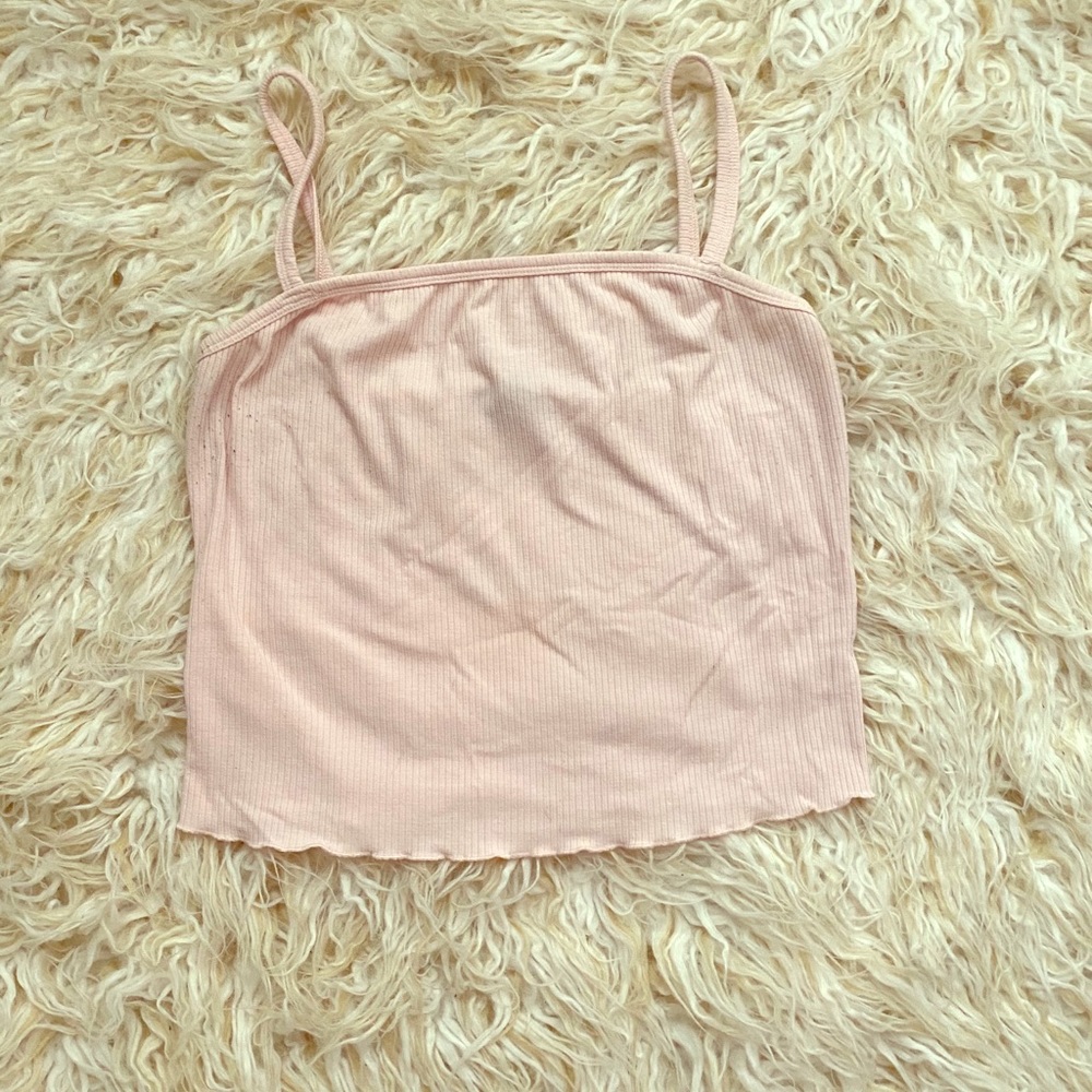 Forever 21 light pink cropped tank